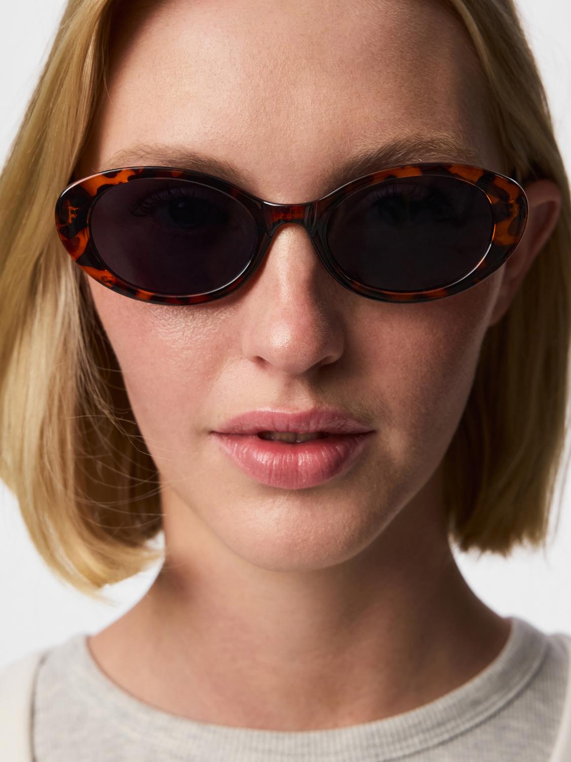 PCSANNA Sunglasses - Brown Stone - VERO MODA & VILA Bergvik